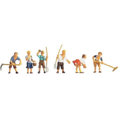 6 Figurines D'agriculteurs De Montagne Noch 15618 H0-Noch