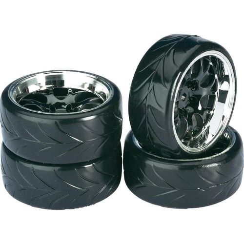 Roues Complètes Absima 1:10 Avec Rayons En Nid D'abeilles 2510040-Absima