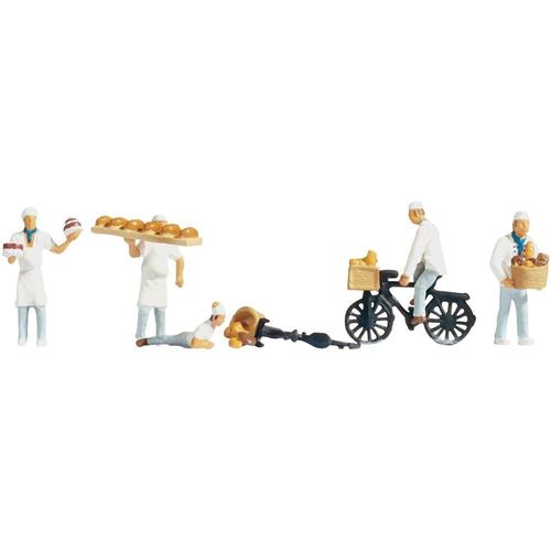 5 Figurines De Boulanger H0 15053-Noch