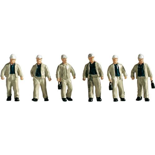 6 Figurines De Mineurs 15042 H0-Noch
