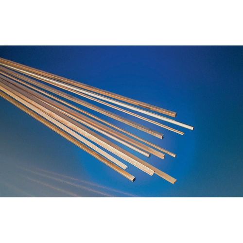 Profilé Carré Laiton Plein Modelcraft 2x2x500 Mm-Modelcraft