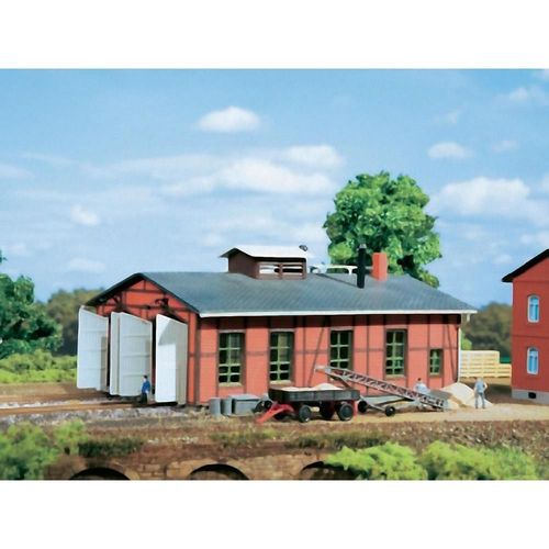 Dépôt Pour 2 Locomotives Tt (Sans Grue À Portique)-Auhagen