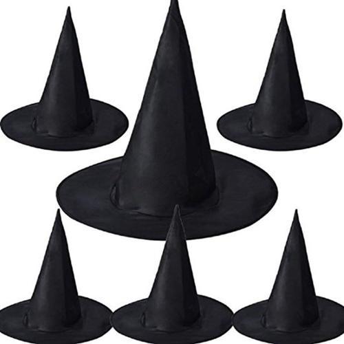 Chapeau De Sorcière D'halloween, Ensemble De 6 Pièces, Chapeau De Magicien D'halloween, Chapeau De Fête D'halloween Pour Enfants Goodnice