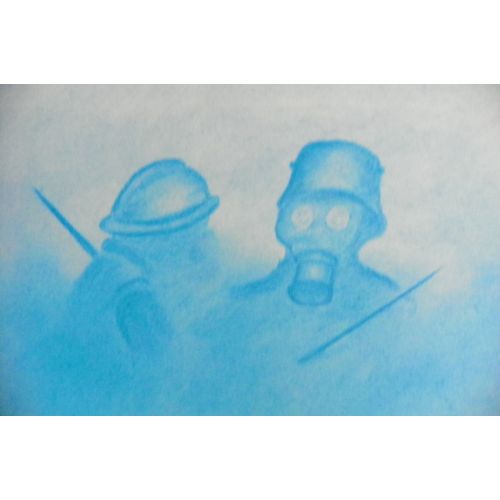 Pastel Rencontre Entre Les Lignes  14-18 