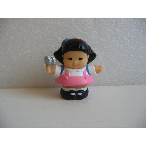 Figurine Little People Fille Filette Avec Argent Dans Les Mains