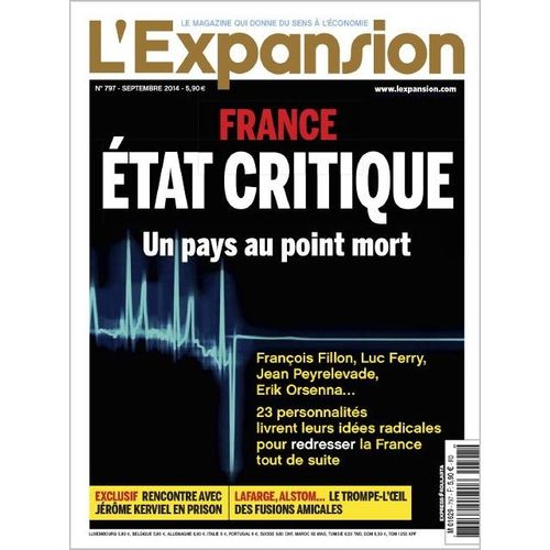 L'expansion 797  France État Critique Septembre 2014