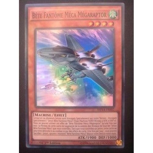 Carte Yu Gi Oh - Bete Fantome Méca Mégaraptor - Mp14-Fr007 - Super Rare
