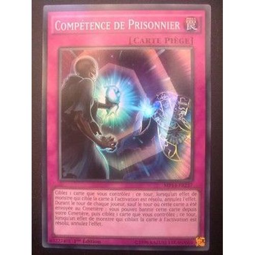 Carte Yu Gi Oh - Compétence De Prisonnier - Mp14-Fr237 - Super Rare