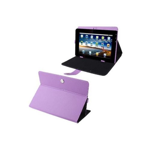 Housse Tablette Tactile Universelle 10.1' Simili Cuir Mode Paysage Violet Yonis