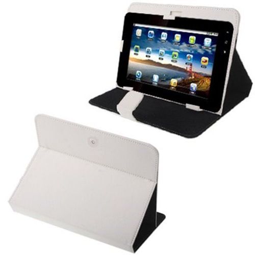 Housse Universelle Tablette Tactile 10.1 Pouces Support Étui Blanc
