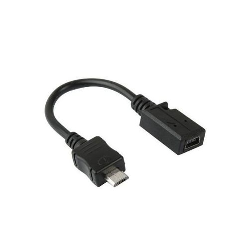 Mini câble adaptateur mini USB micro USB femelle / mâle 13 cm
