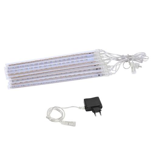 Tube De Pluie De Météores 8 Pièces/Ensemble 30cm, Lumières Lumineuses 144 Led