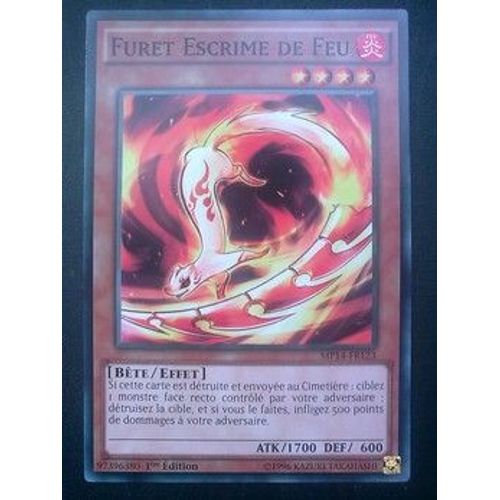 Carte Yu Gi Oh - Furet Escrime De Feu - Mp14-Fr123 - Commune