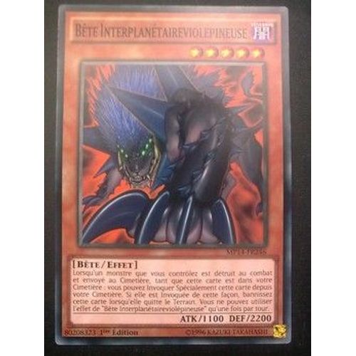 Carte Yu Gi Oh - Bete Interplanétaireviolépineuse - Mp14-Fr246 - Commune