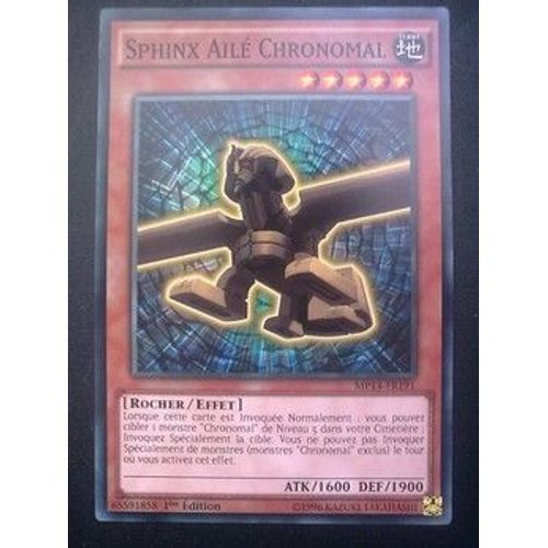 Carte Yu Gi Oh - Sphinx Ailé Chronomal - Mp14-Fr191 - Commune