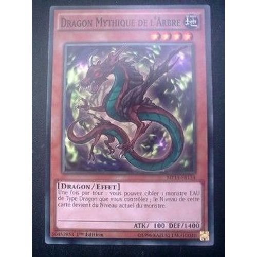 Carte Yu Gi Oh - Dragon Mythique De L'arbre - Mp14-Fr134 - Commune