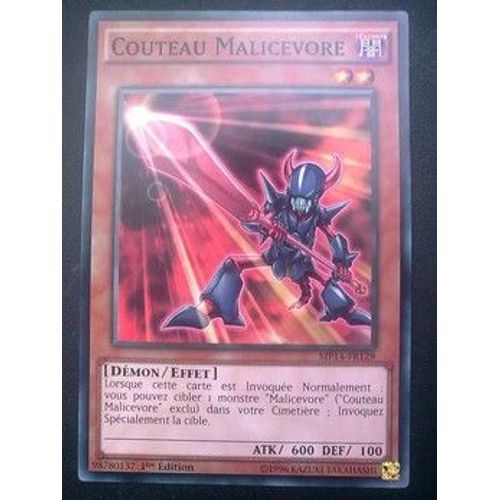 Carte Yu Gi Oh - Couteau Malicevore - Mp14-Fr129 - Commune