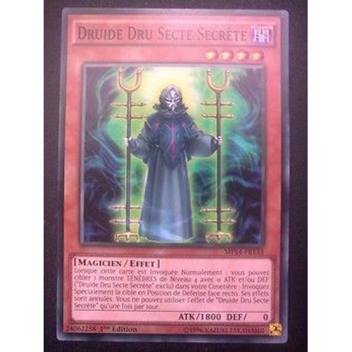 Carte Yu Gi Oh - Druide Dru Secte Secrète - Mp14-Fr133 - Commune