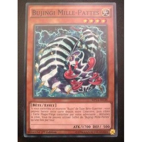 Carte Yu Gi Oh - Bujingi Mille Pattes - Mp14-Fr148 - Commune