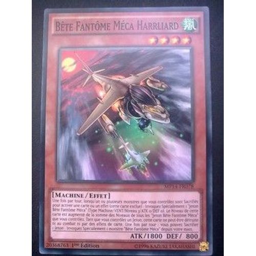 Carte Yu Gi Oh - Bete Fantome Méca Harrliard - Mp14-Fr078 - Commune