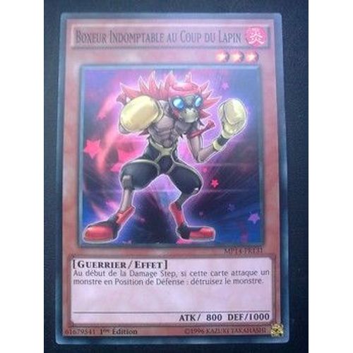 Carte Yu Gi Oh - Boxeur Indomptable Au Coup Du Lapin - Mp14-Fr131 - Commune