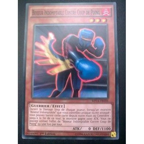 Carte Yu Gi Oh - Boxeur Indomptable Contre Coup De Poing - Mp14-Fr006 - Commune