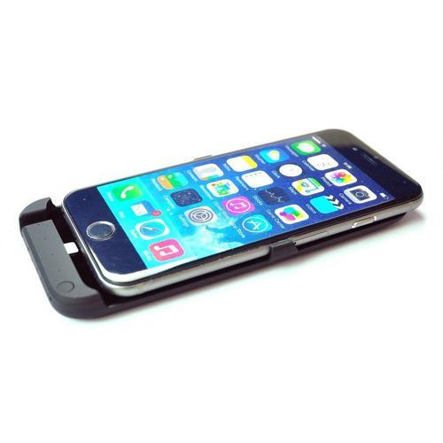 Mondpalast ® Noir Coque Batterie Externe Etui Housse Rechargeable 3000mah Avec Support Pour Apple Iphone 6 4.7"