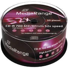 CD-R 100 Min/900 Mo MediaRange en cakebox 25 piÃ¨ces
