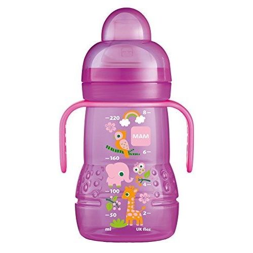 Mam Babyartikel 62838222 Trainer Plus Biberon D'entraînement Rose 220 Ml