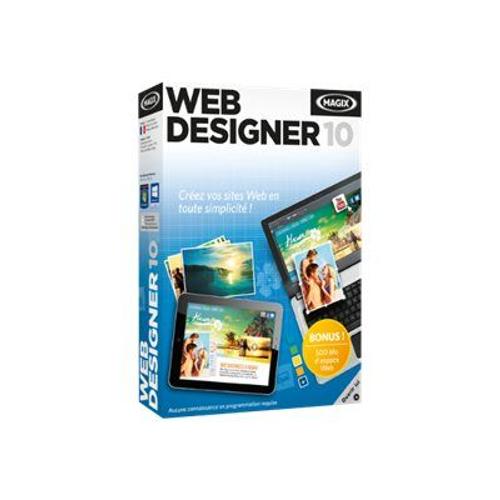 Magix Web Designer - (V. 10) - Version Boîte - 1 Utilisateur - Dvd - Win)