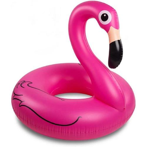 Bouée De Natation Gonflable Flamingo, Bouée De Natation, Matelas Pneumatiques 116cm, Rose