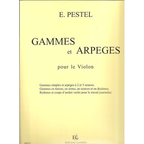 Gammes Et Arpeges Violon
