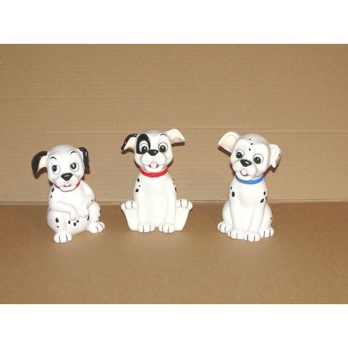 Chien Dalmatien Lot De 3 Figurines Dalmatiens Pouet Disney
