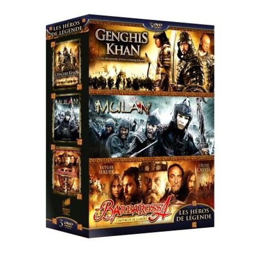 Les Héros De Légende : Genghis Khan + Mulan + Barbarossa - Pack