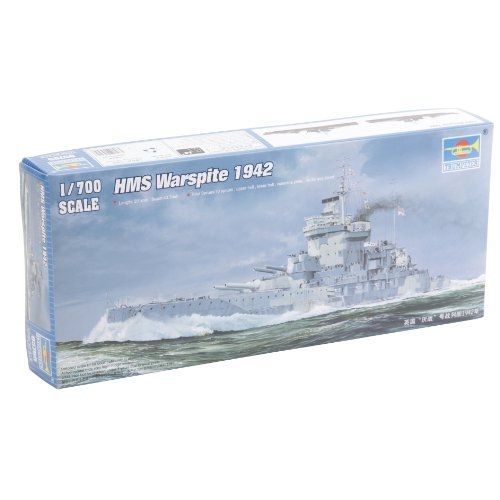 Maquette Bateau Hms Warspite Cuirassé Royal Navy 1942-Trumpeter