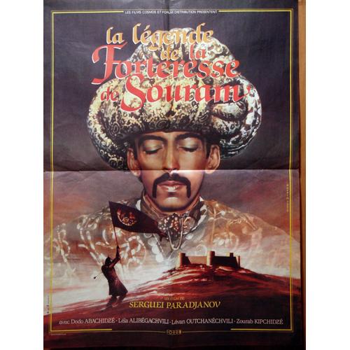 La Légende De La Forteresse De Souram /Ambavi Suramis Tsikhitsa-Véritable Affiche De Cinéma Pliée -Format 60x80 Cm-De Sergei Parajanov, Dodo Abashidze Avec  Veriko Andjaparidze- 1984