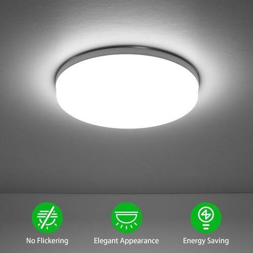 Plafonnier Led Encastré 24w Plafonnier Rond Pour Cuisine Chambre