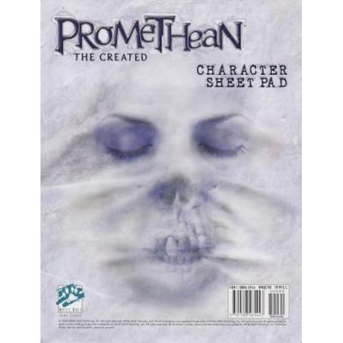 Promethean The Created : Character Sheet Pad Promethean
