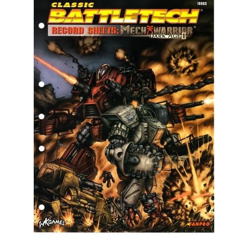 10983 Battletech Record Sheets: Mechwarrior Dark Age