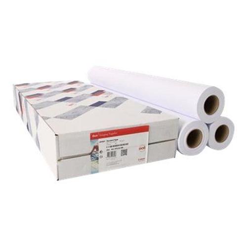 Océ Standard Paper IJM021 - Papier non couché - Rouleau (91,4 cm x 50 m) - 90 g/m² - 3 rouleau(x) - pour Canon imagePROGRAF iPF770; HP DesignJet Z6200