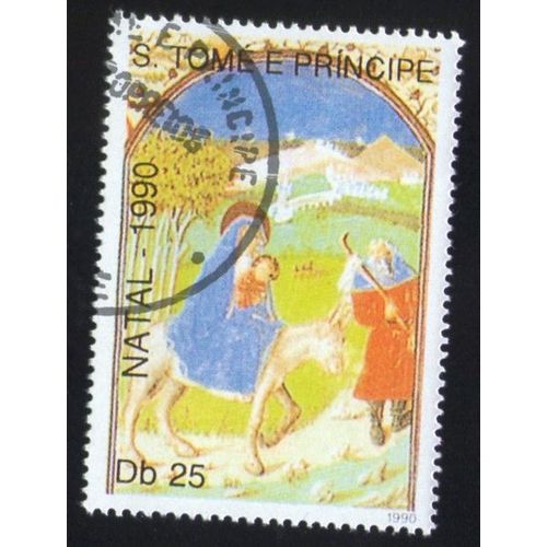 S. Tomé Et Principe 1990 Oblitéré Rond Used Stamp Natal En Chemin Pour L'egypte