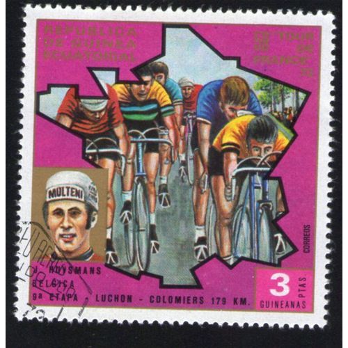 Guinée Equatoriale 1973 Oblitéré Rond Used Stamp Cyclisme Tour France Jozef Huysmans