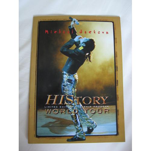 Michael Jackson History Programme Édition Limitée! Hors-Série N° 0 : Michael Jackson History World Tour Limited Edition Souvenir Program