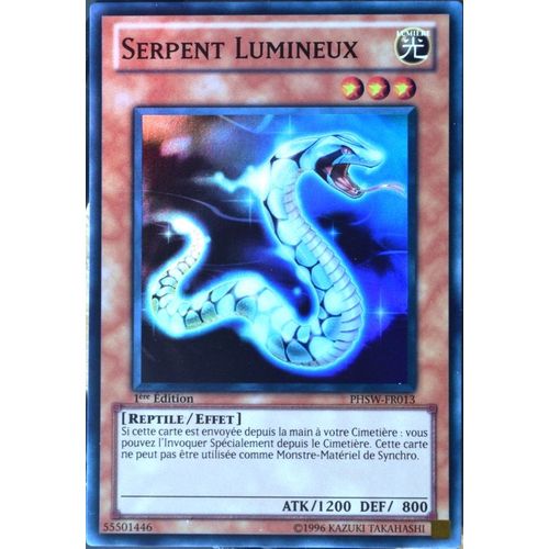 Carte Yu-Gi-Oh Phsw-Fr013 Serpent Lumineux Neuf Fr