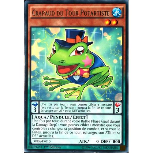 Carte Yu-Gi-Oh Duea-Fr010 Crapaud Du Tour Potartiste Neuf Fr