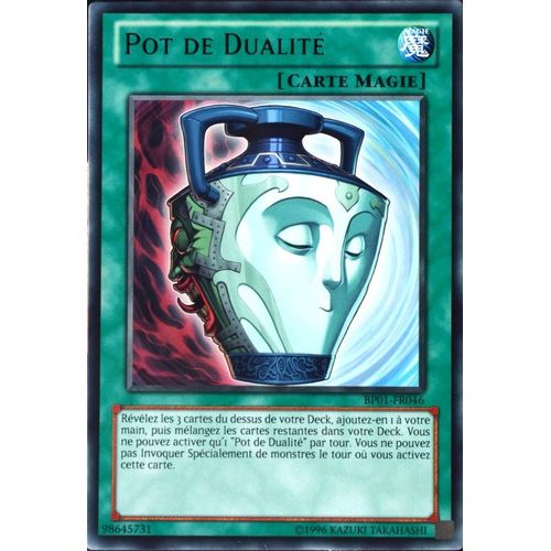 Carte Yu-Gi-Oh Bp01-Fr046 Pot De Dualité Neuf Fr