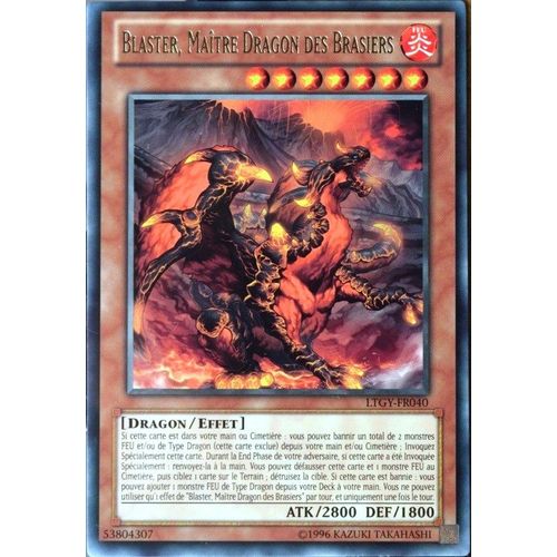 Carte Yu-Gi-Oh Ltgy-Fr040 Blaster, Maître Dragon Des Brasiers (Blaster, Dragon Ruler Of Infernos) - Rare Neuf Fr