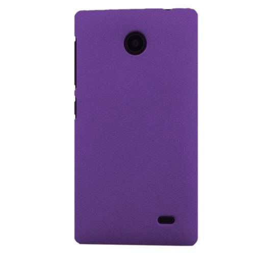 Coque Rigide Violet Pour Lumia 630 Nokia Aspect Granité Toucher Rugueux