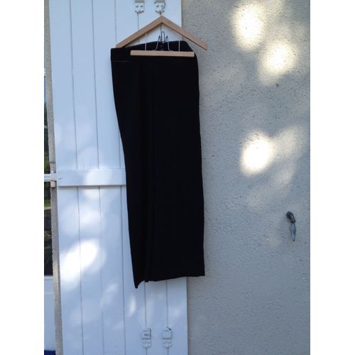 Pantalon Noir Etam Femme T: 40 - Longueur Des Jambes:79 Cm Environ 100% Polyester