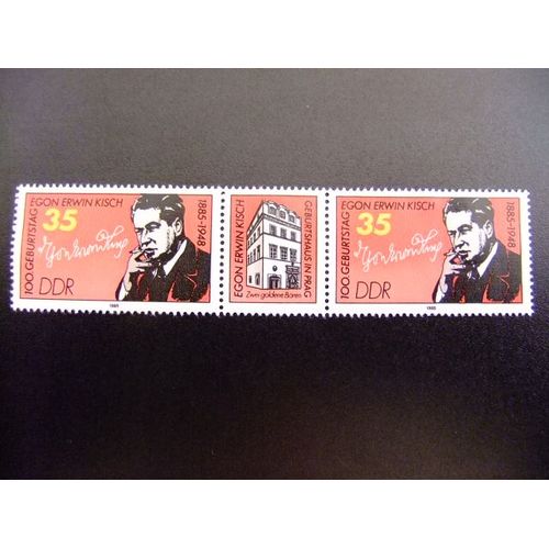  Allemagne Orientale - Ddr -1985 - Centenaire D´Egon Erwin Kisch ( Journaliste) - Yvert & Tellier Nº 2565 ** Mnh